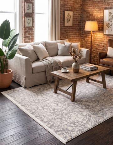8' x 8' New Vintage Square Rug