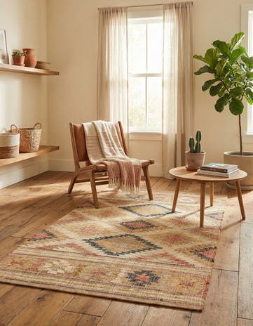 Hand Woven Kilim Jute Rug