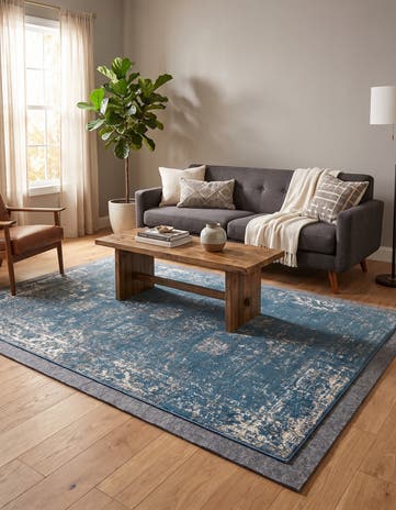 5' 3 x 8' Monte Carlo Rug With Pad Bundle
