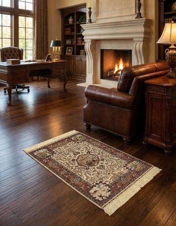 2' 1 x 3' Kayseri Silk Rug