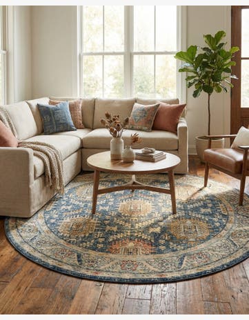 8' x 8' Nyla Round Rug