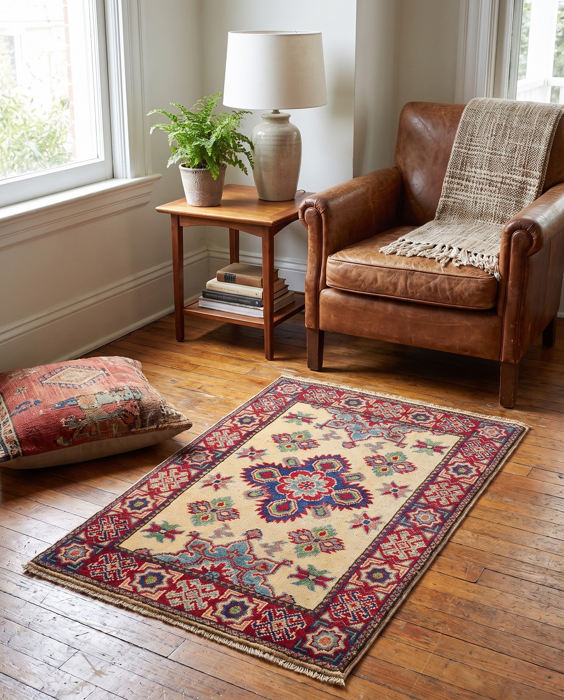 2' 1 x 3' 1 Hand Knotted Kazak Rug