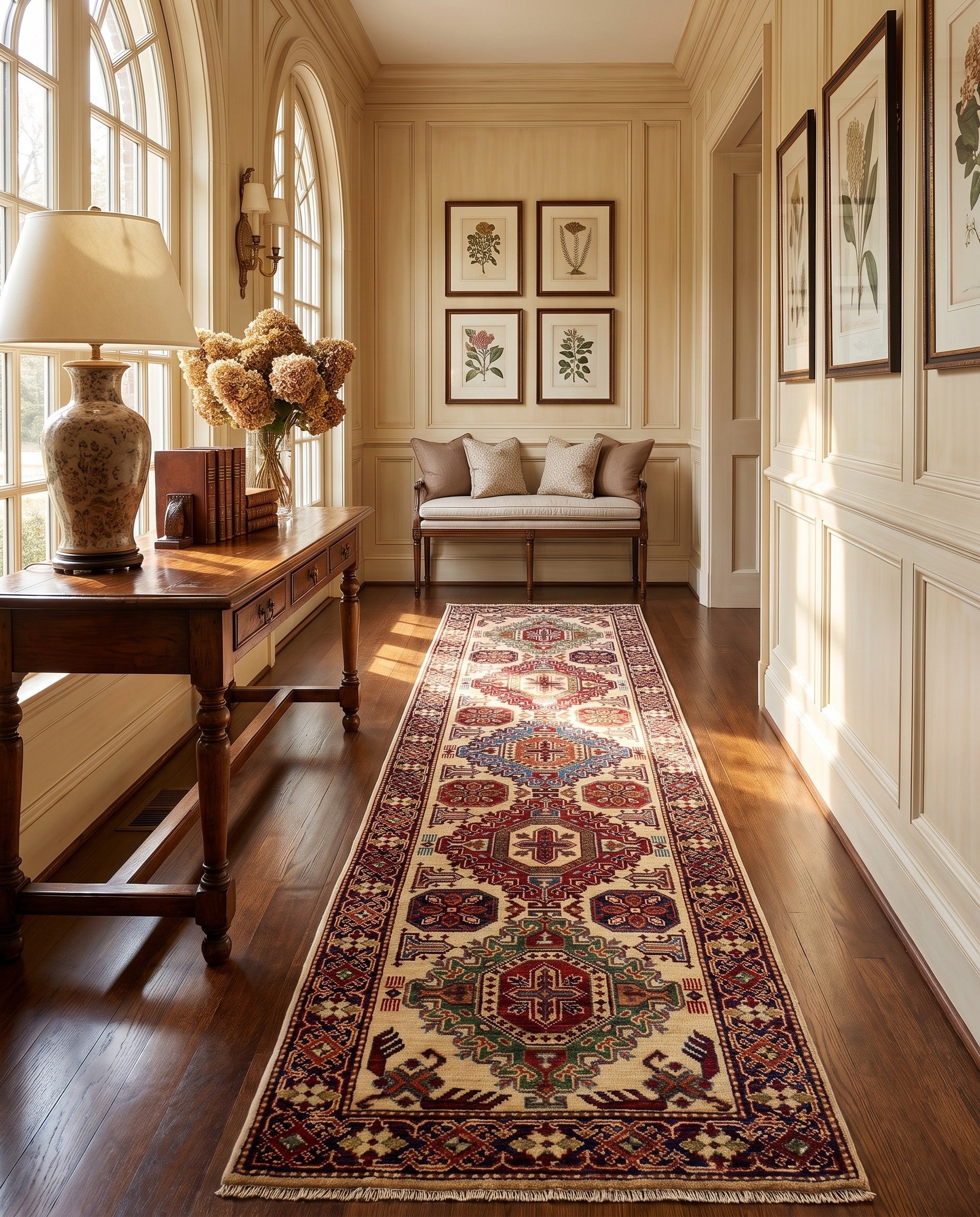 2' 6 x 8' 11 Hand Knotted Kazak Runner Rug