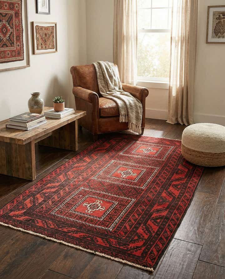 3' 4 x 6' 6 Balouch Rug