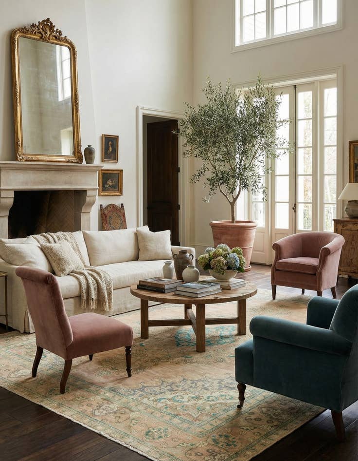 Detail image of 9' 6 x 12' Hand Knotted Ultra Vintage Persian Wool Rug