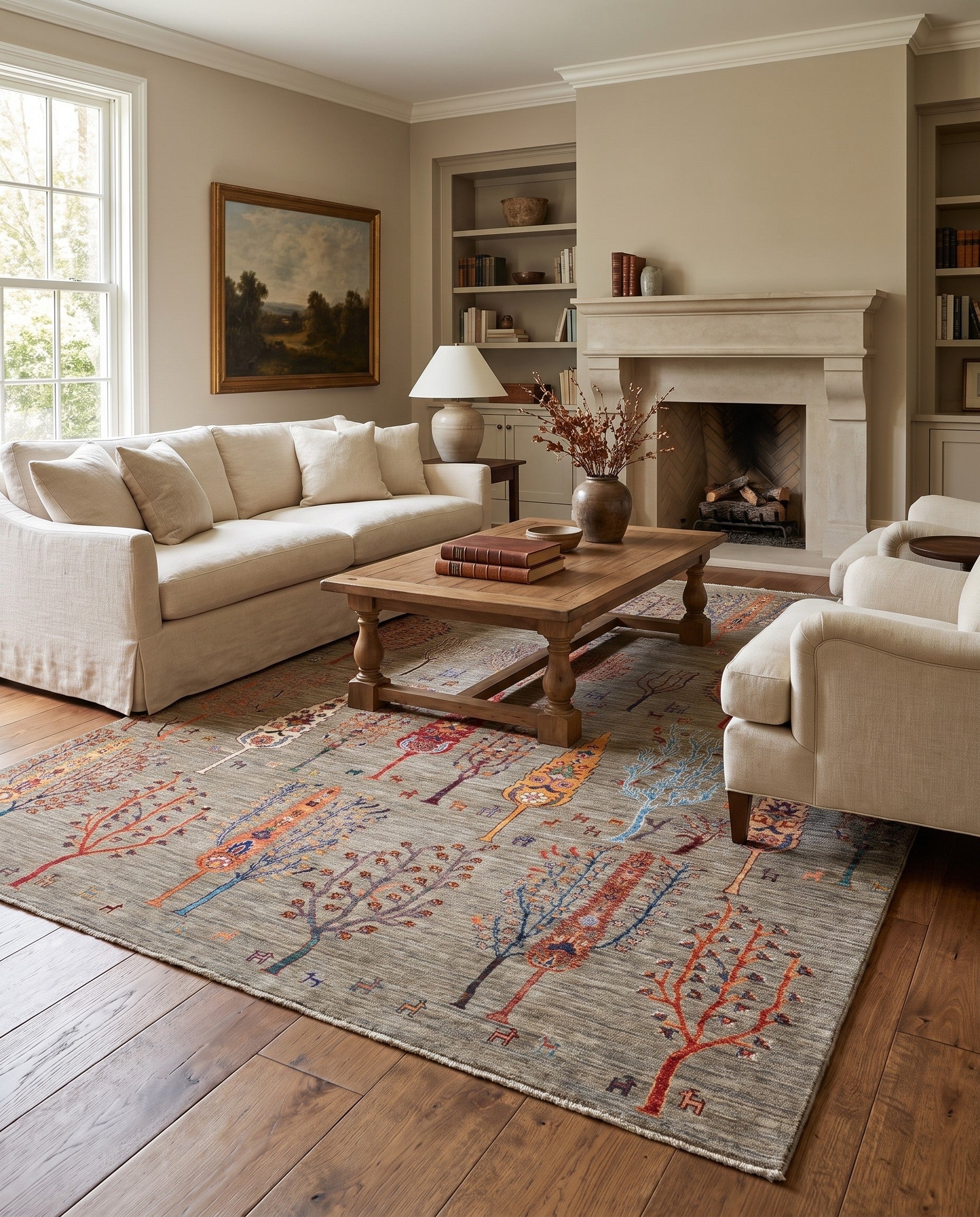 7' 3 x 10' Hand Knotted Ariana Ziegler Rug