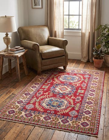 3' 3 x 5' 3 Hand Knotted Kazak Rug