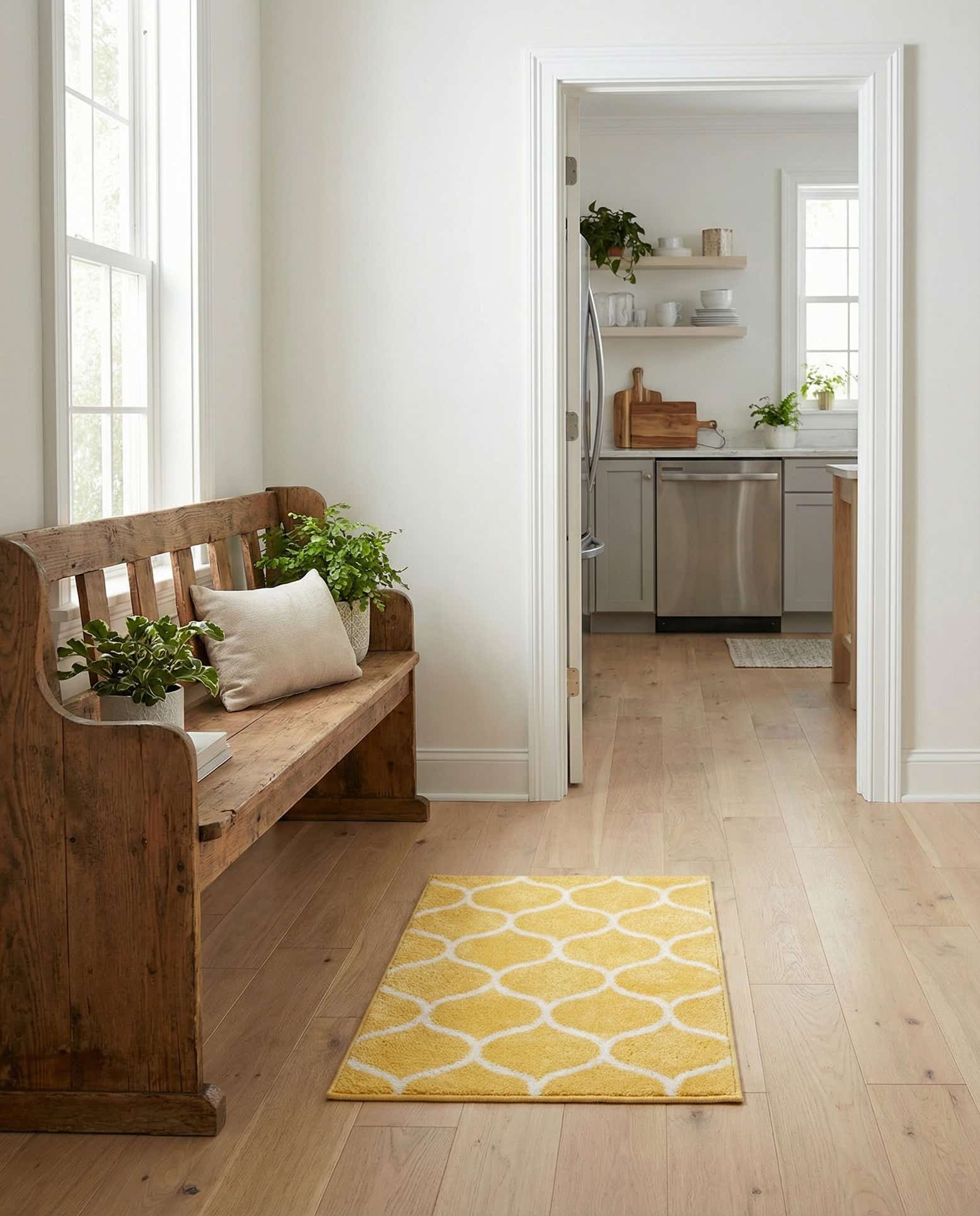 2' x 3' Lattice Frieze Rug
