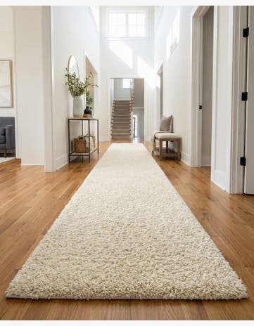 2' 7 x 16' 5 Zermatt Shag Runner Rug