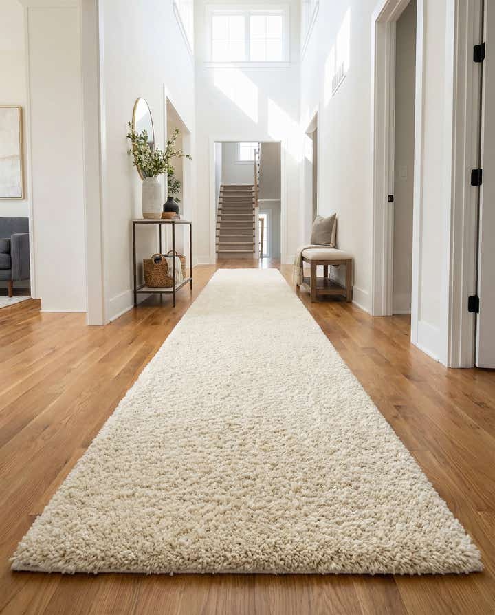 2' 7 x 16' 5 Zermatt Shag Runner Rug