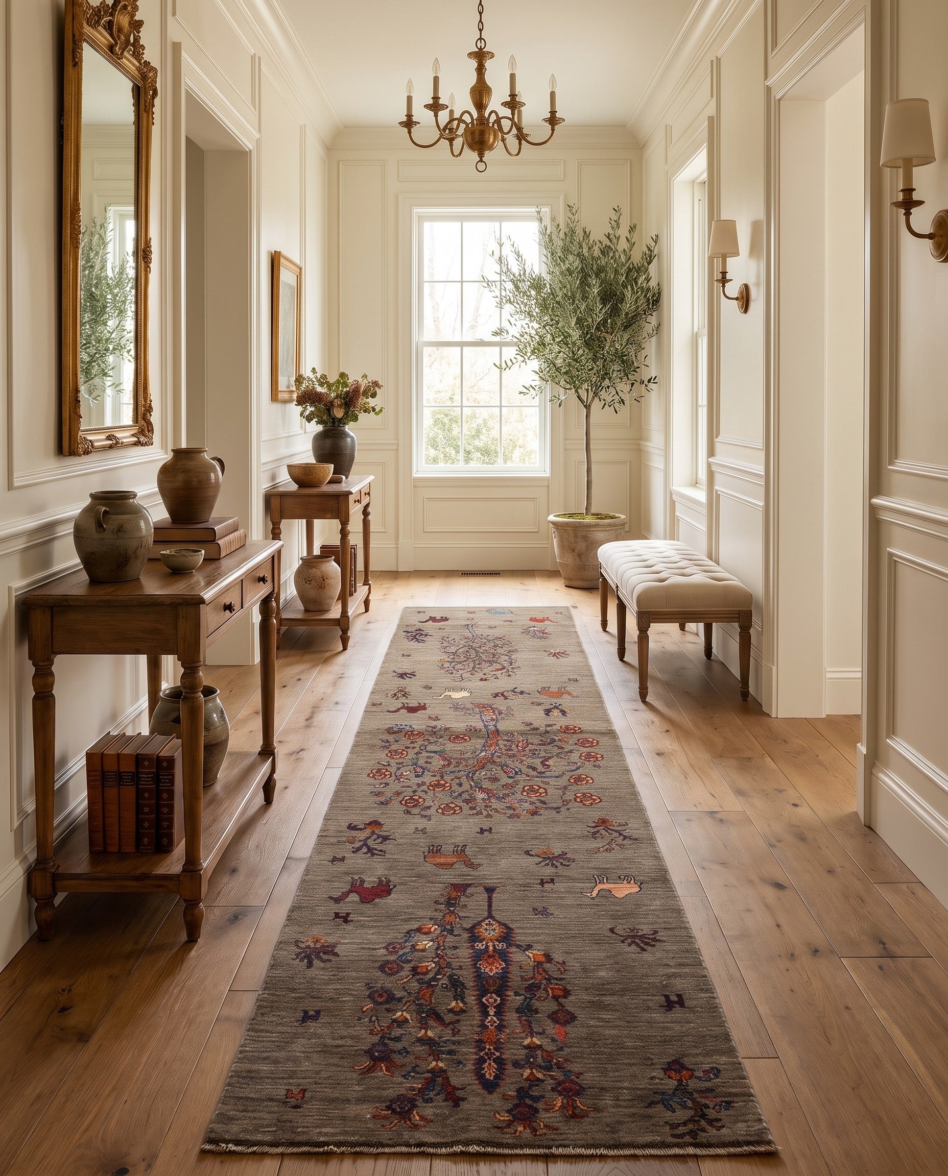 2' 9 x 11' 1 Hand Knotted Ariana Ziegler Runner Rug
