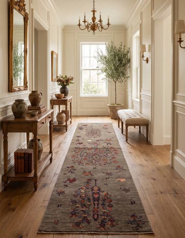 2' 9 x 11' 1 Hand Knotted Ariana Ziegler Runner Rug