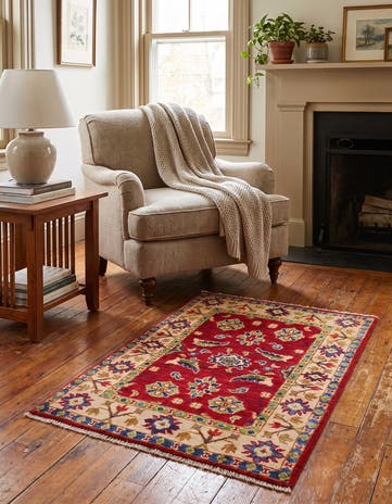 2' x 3' 2 Hand Knotted Kazak Rug