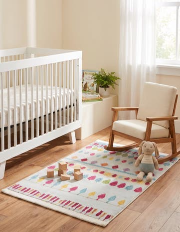 Light Blue Tribe Tapis
