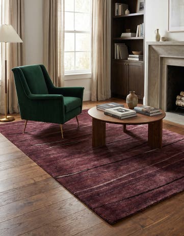 4' 9 x 6' 10 Hand Knotted Tibet Wool Rug