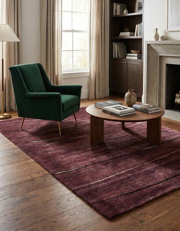 4' 9 x 6' 10 Hand Knotted Tibet Wool Rug
