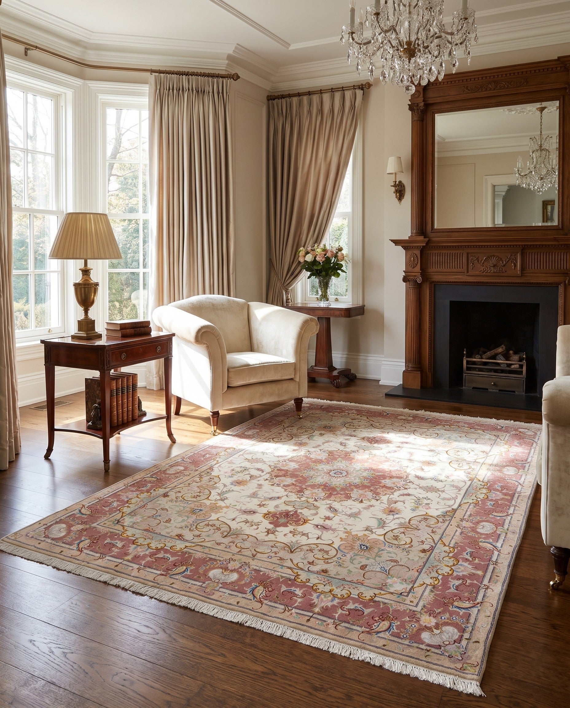 4' 11 x 6' 7 Tabriz Rug