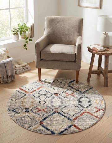 3' x 3' Tucson Round Rug