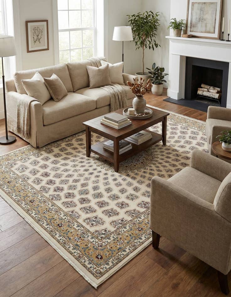 Detail image of 7' 10 x 10' Nain Design Rug