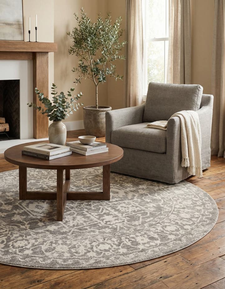 6' x 6' Modern Classical Round ...