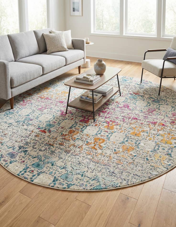 Detail image of 7' x 7' Amulet Round Rug