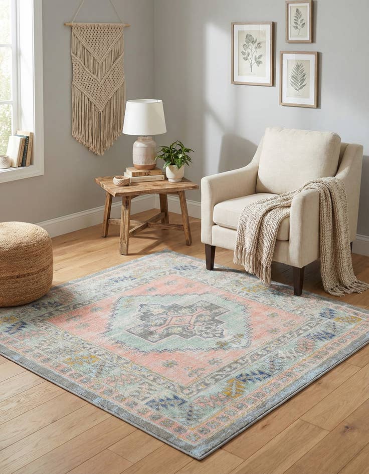 Detail image of 4' x 4' Whitney Square Rug