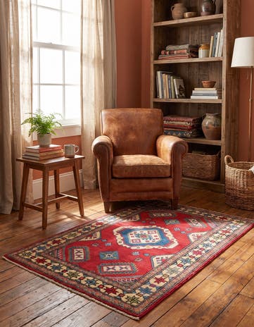 2' 8 x 4' 3 Hand Knotted Kazak Rug