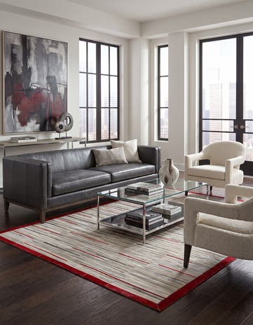 5' 3 x 8' 2 Cowhide - Patchwork Rug