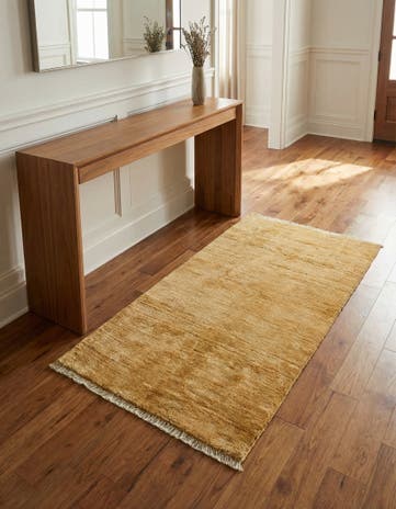 2' 5 x 4' Hand Knotted Modern Ziegler Rug