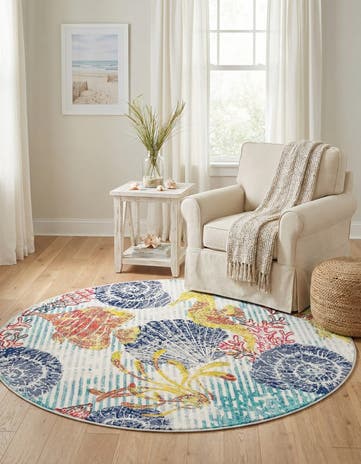 Ariel Round Rug