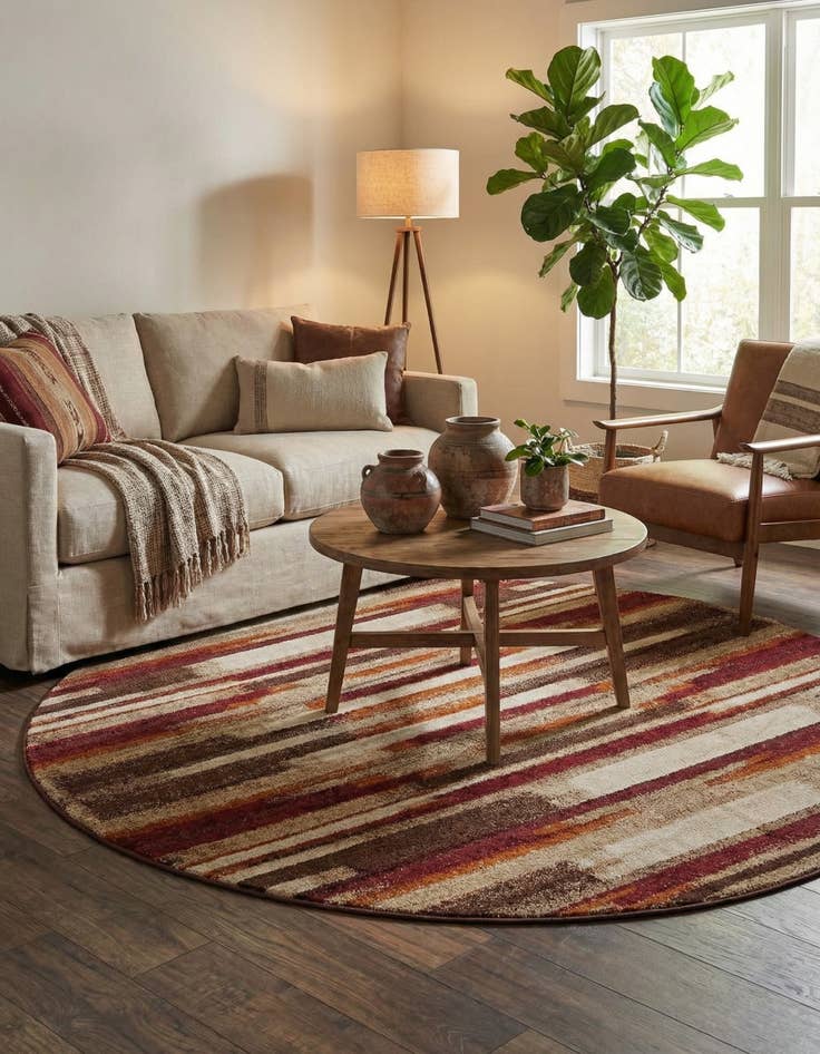 Detail image of 7' 10 x 7' 10 Equinox Round Rug