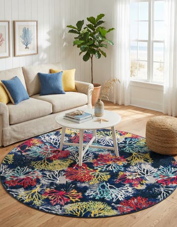 Ariel Round Rug