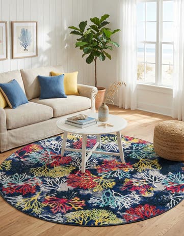 Ariel Round Rug