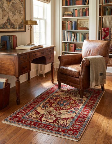 2' 11 x 4' 11 Hand Knotted Kazak Rug