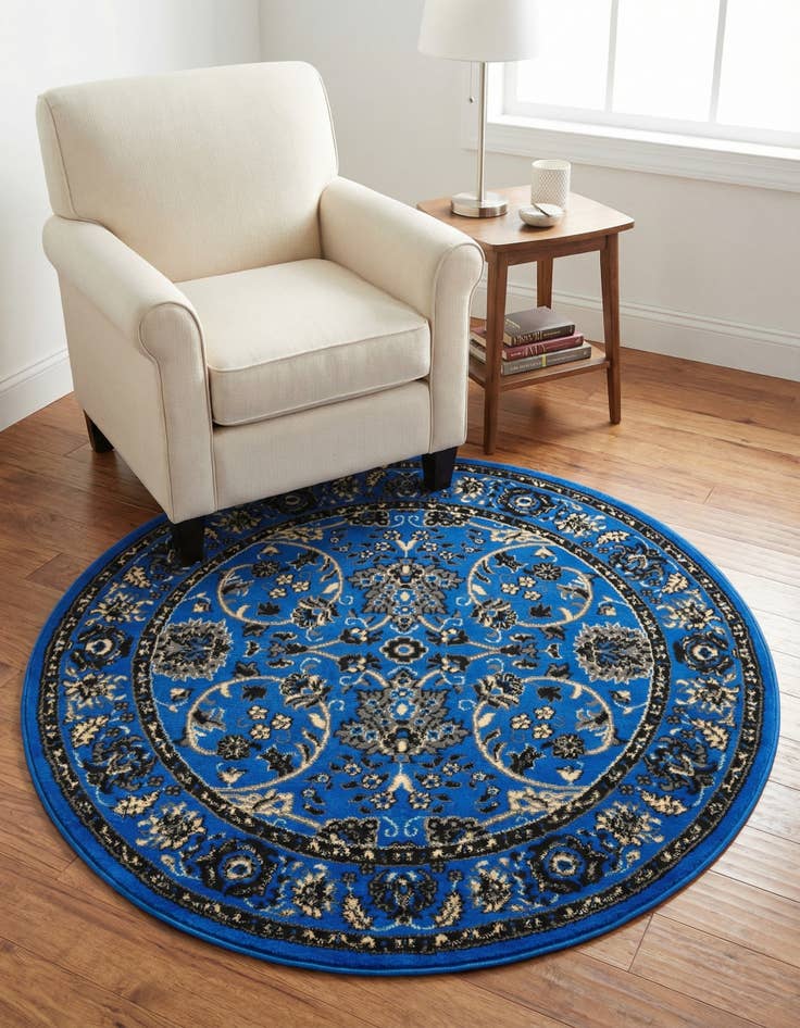 Detail image of 4' x 4' Yasmin Round Rug