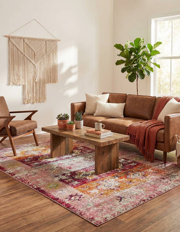 Detail image of 5' x 8' Washable El Paso Rug