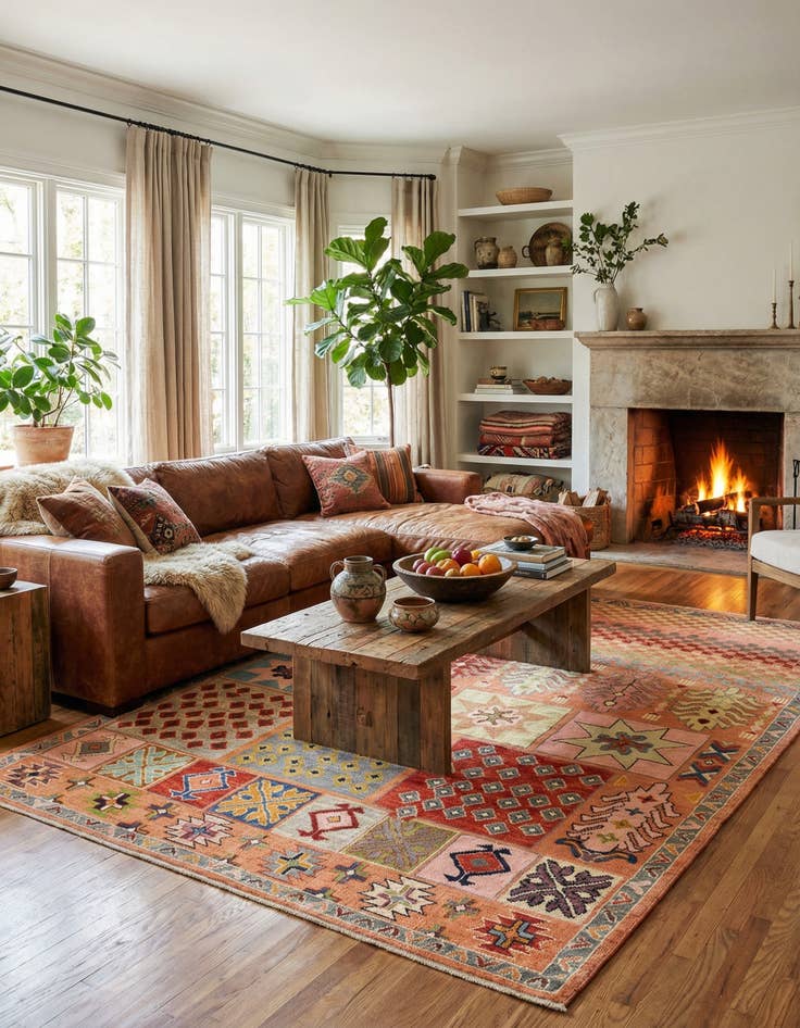 Detail image of 8' 2 x 10' 1 Hand Knotted Balouch Wool Rug