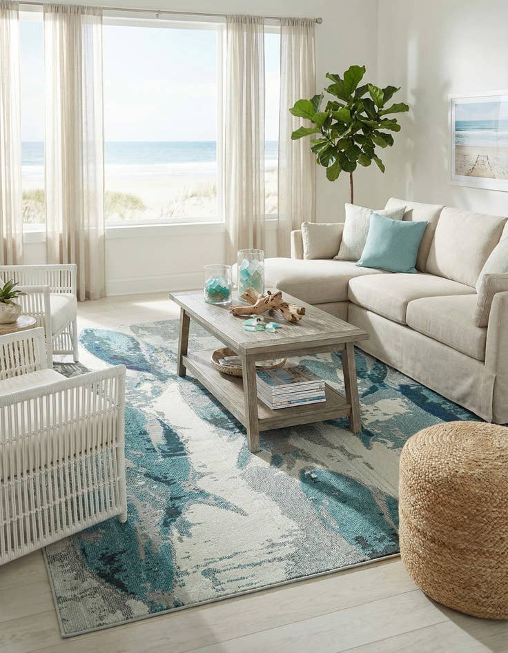 Detail image of 8' x 10' Washable Amalfi Rug