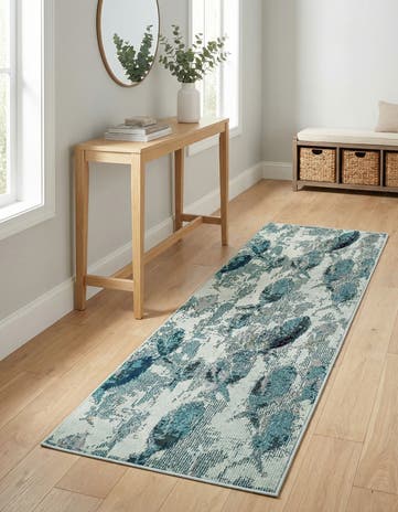 2' 2 x 6' 7 Washable Amalfi Runner Rug