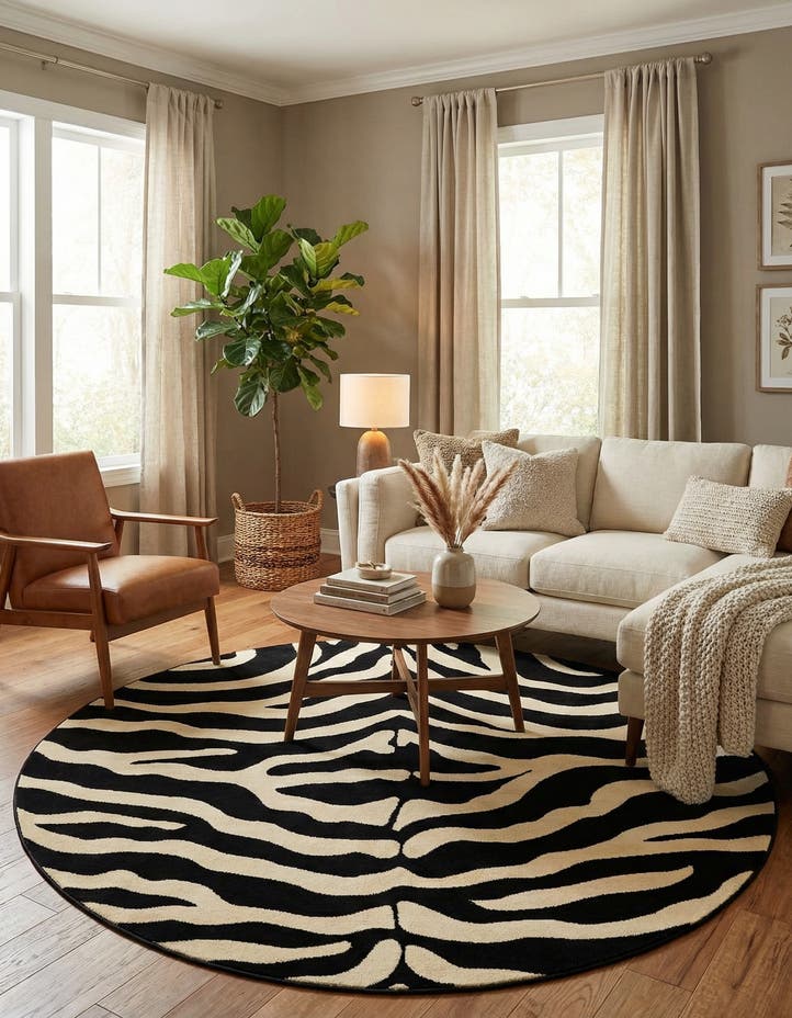 6' 1 x 6' 1 Savannah Round Rug