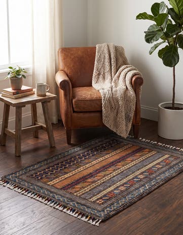 2' x 2' 10 Hand Knotted Ariana Ziegler Rug