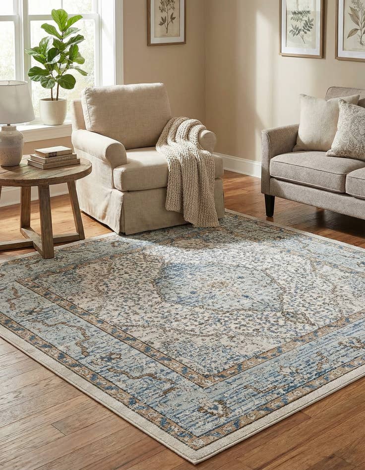 Detail image of 7' x 7' Nyla Square Rug