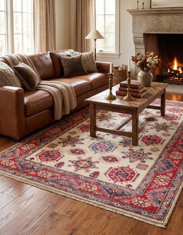 4' 2 x 6' 1 Hand Knotted Kazak Rug