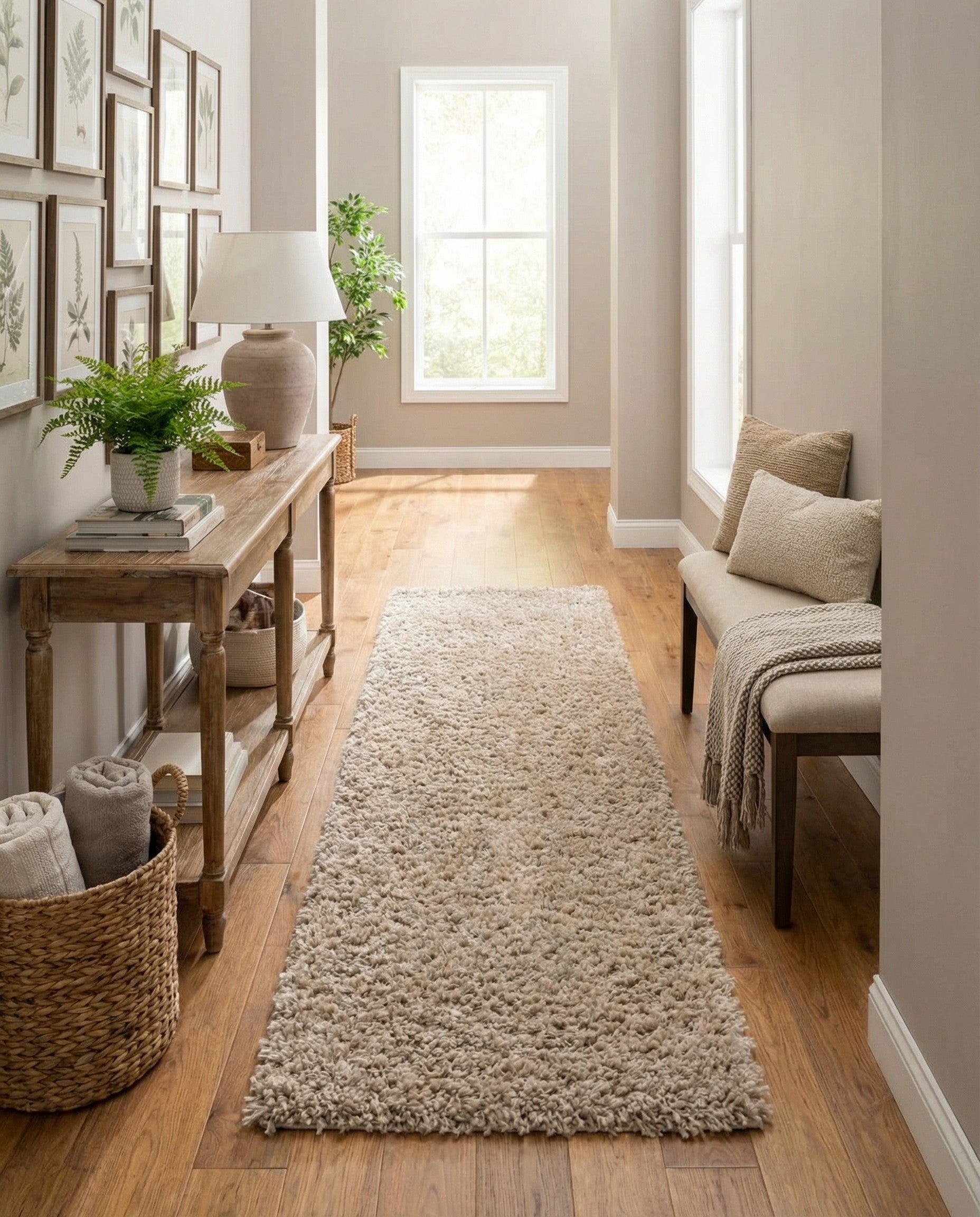 Primary image 2' 7 x 10' Zermatt Shag Runner Rug