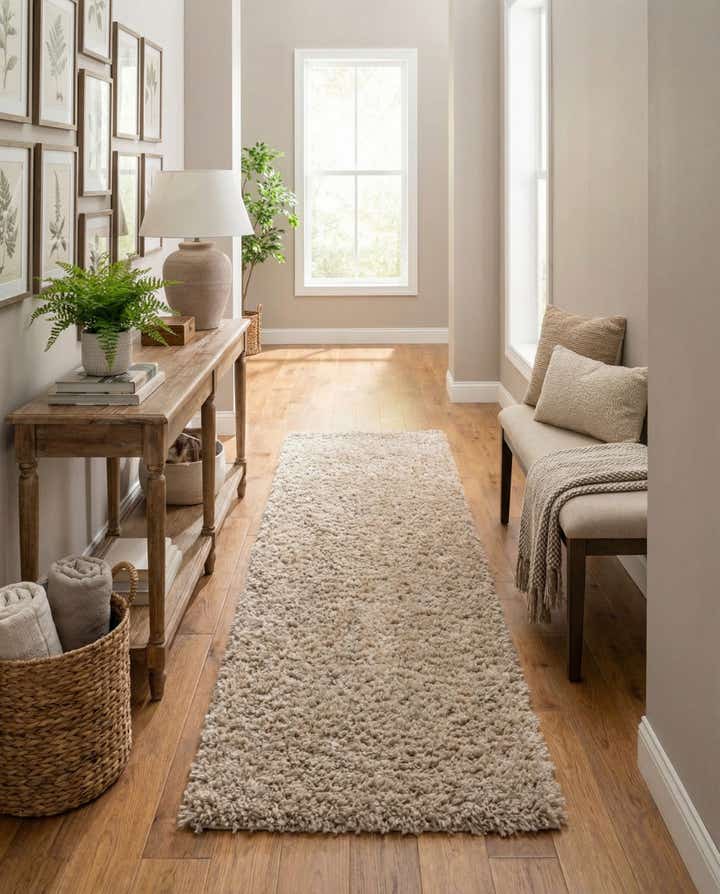 2' 7 x 10' Zermatt Shag Runner Rug