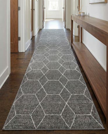  3' 3 x 16' 5 Lattice Frieze Runner Rug