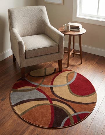 Cafe Round Rug