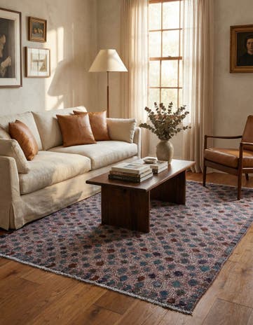 4' 10 x 6' 5 Hand Knotted Darya Wool Rug