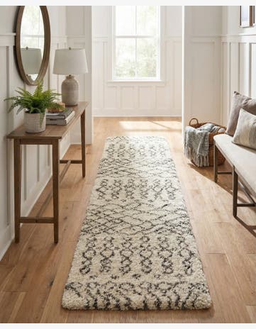 2' 7 x 12' Marrakesh Shag Runner Rug