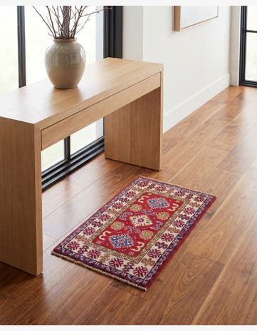 1' 10 x 3' 1 Hand Knotted Kazak Rug